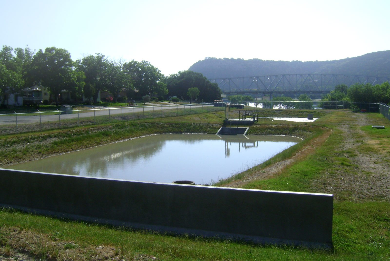 Water treatment plant construction