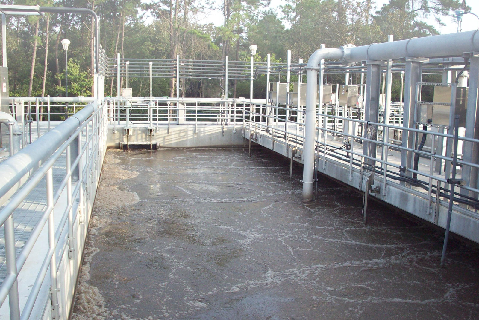 Kingwood West Wastewater Treatment Plant construction